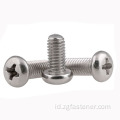 Panci stainless steel head cross screws mesin mesin